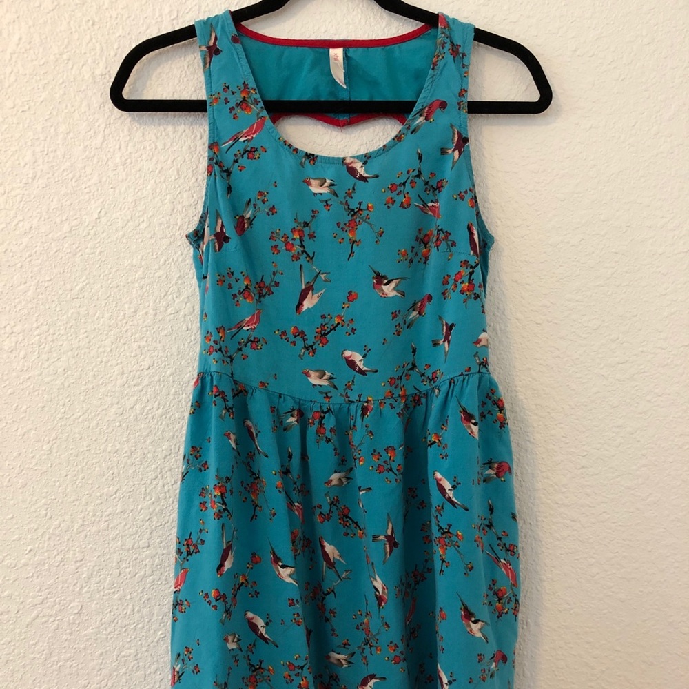 Heart Cut-Out Back Xhilaration Dress